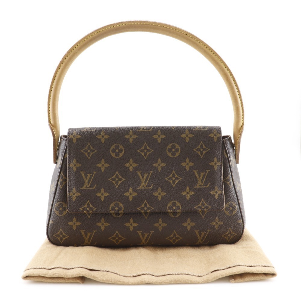 LOUIS VUITTON Authentic Brown Monogram Canvas Mini Looping Shoulder Bag - Picture 16 of 16